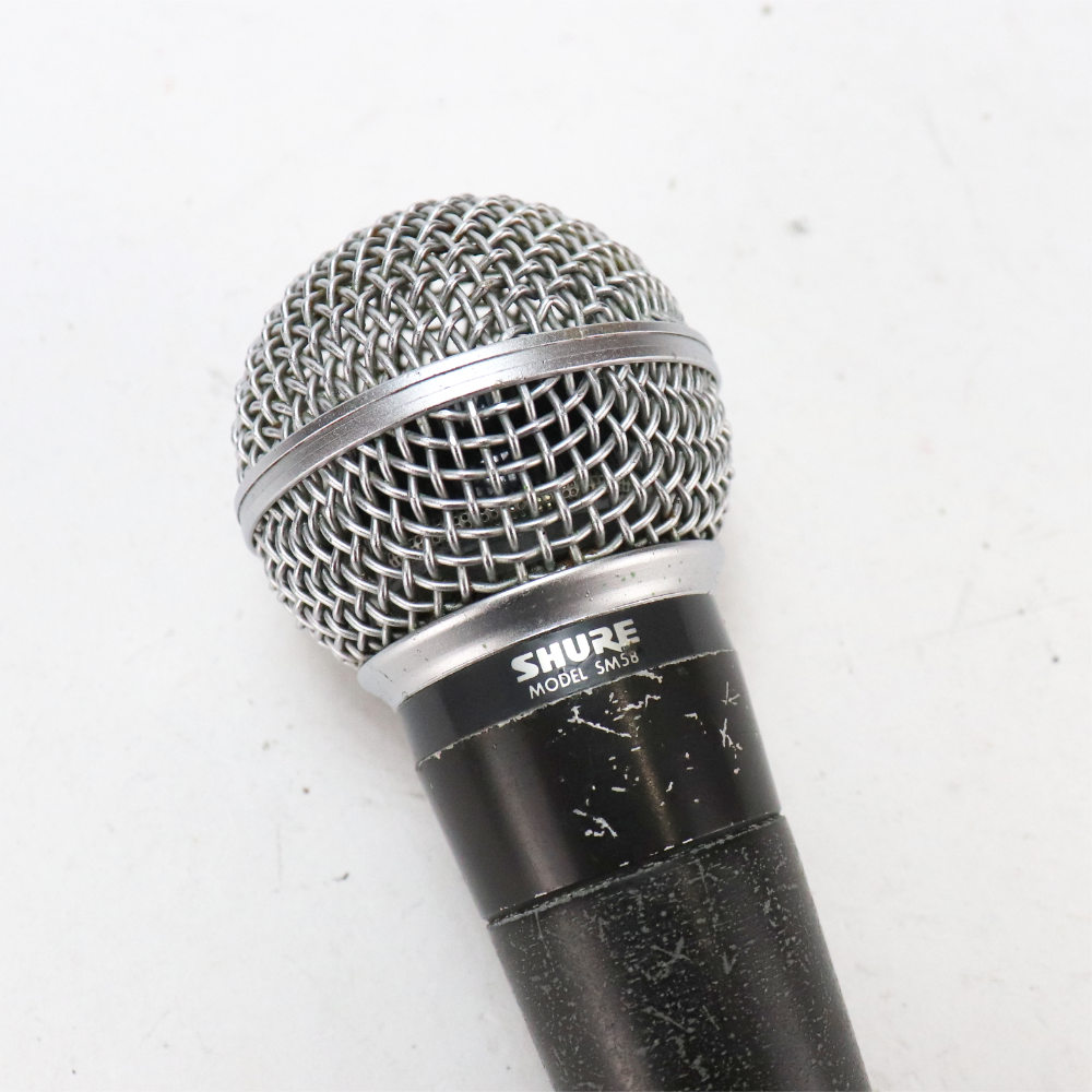 【中古】 マイク ダイナミックマイク ボーカル用 SHURE SM58 スモールロゴ Made in USA シュアー 58 ゴッパ シュア 詳細画像