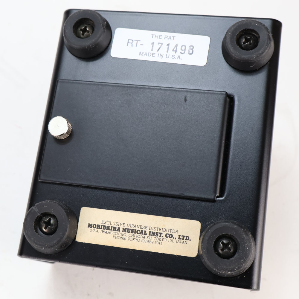 【中古】 ディストーション PROCO RAT2 エフェクター プロコ ラット RAT 1992年製 本体画像 裏