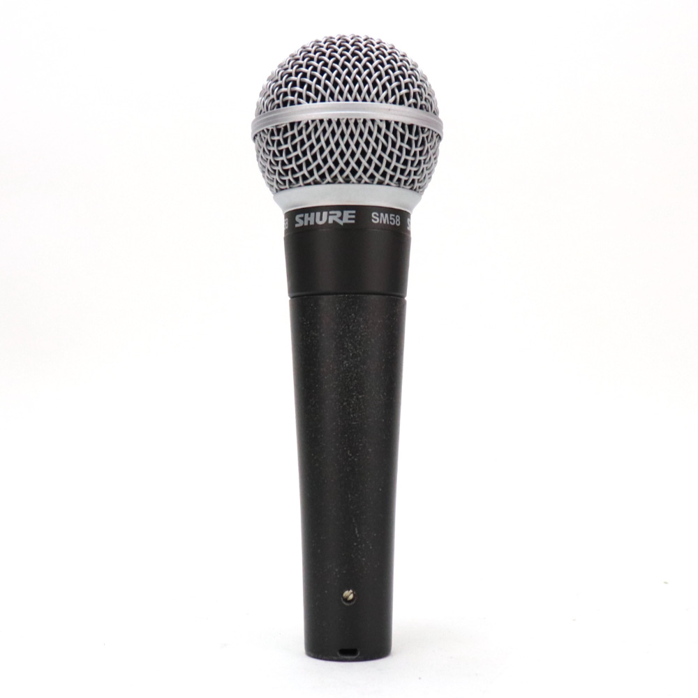 【中古】 マイク ダイナミックマイク ボーカル用 SHURE SM58 シュアー 58 ゴッパ シュア フロント画像