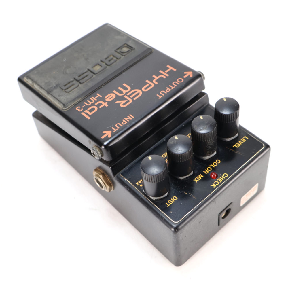 【中古】 ハイパーメタル BOSS HM-3 HYPER Metal ギターエフェクター ディストーション リア斜めアングル画像
