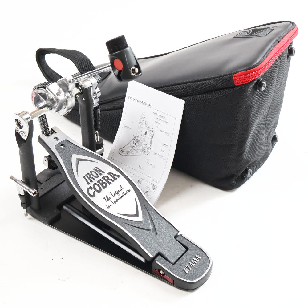【中古】 ドラムペダル タマ TAMA HP900PZB Iron Cobra 900 Single Pedal Power Glide ドラムペダル