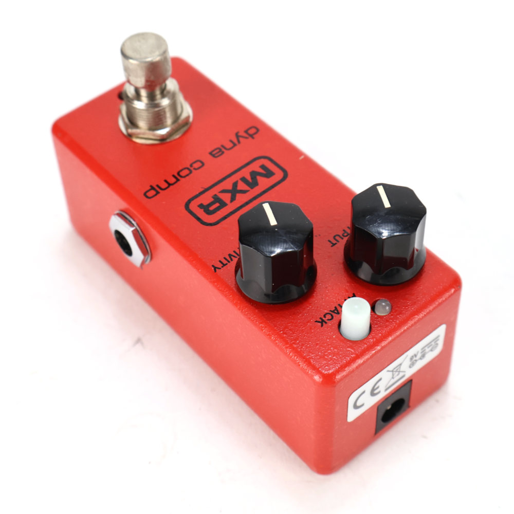 【中古】 コンプレッサー ギターエフェクター MXR M291 Dyna Comp Mini Compressor コンプレッサー リア斜めアングル画像
