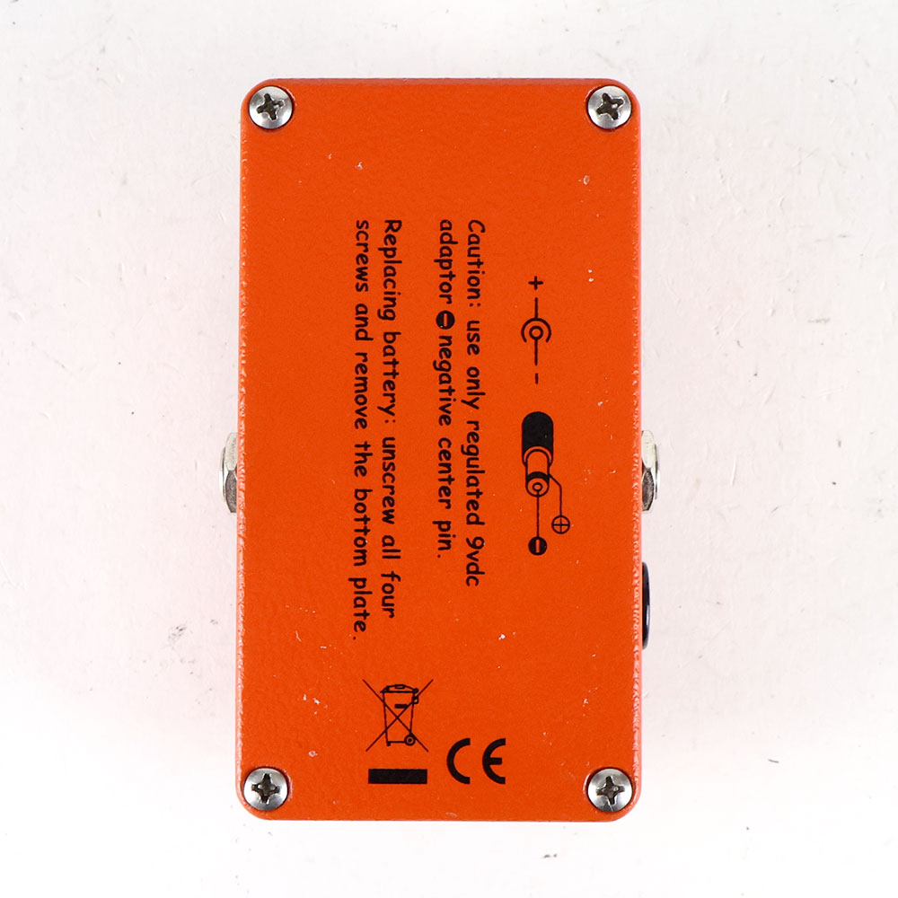 【中古】オーバードライブ ブースター エフェクター Xotic Guitars BB Preamp ギターエフェクター プリアンプ 裏面
