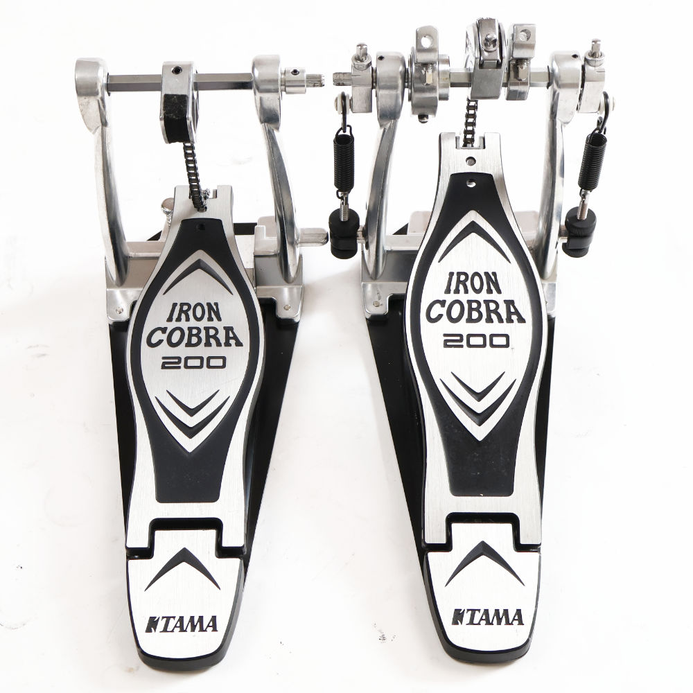 【中古】 ドラムツインペダル タマ TAMA HP200PTW Iron Cobra 200 Twin Pedal Power Glide アイアンコブラ 本体画像