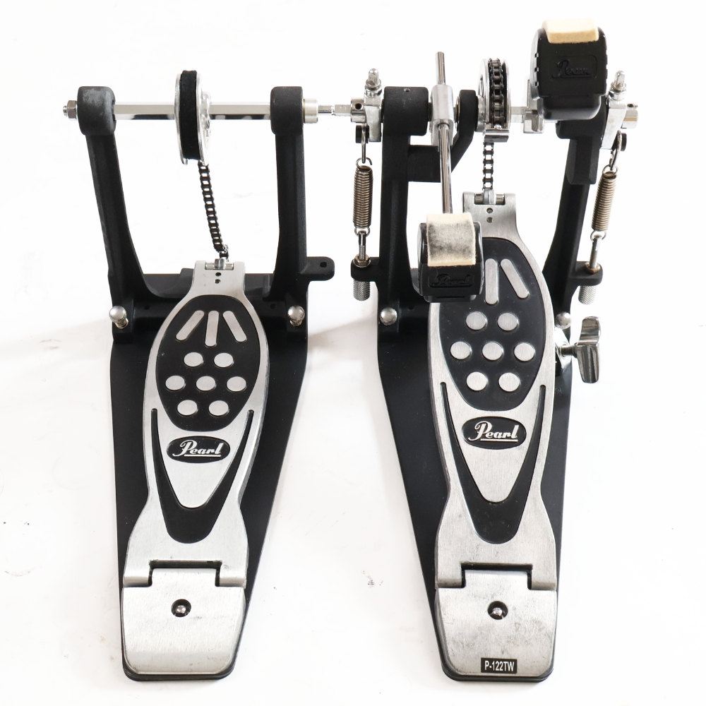 【中古】 ドラムツインペダル パール Pearl P-122TW ツインペダル ドラムペダル 本体画像
