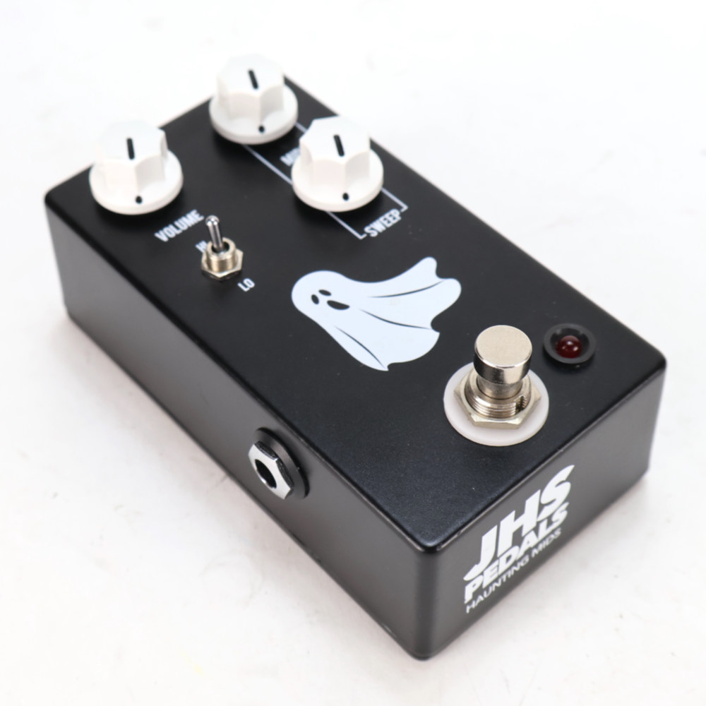 【中古】 JHS Pedals Haunting Mids ギターエフェクター プリアンプ ブースター MID EQコントロールペダル 斜めアングル画像