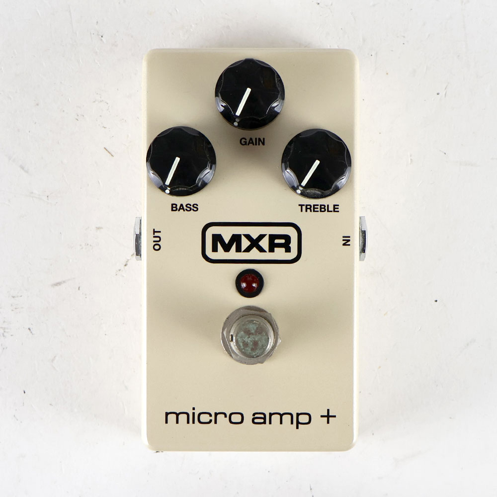 【中古】 MXR M233 Micro Amp + ブースター エフェクタ— 正面
