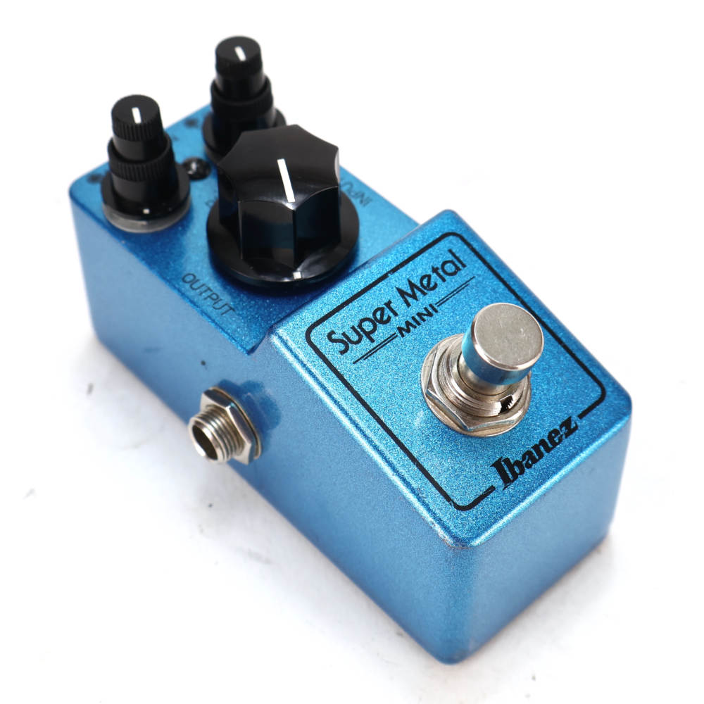 【中古】 エフェクター Ibanez Super Metal Mini SMMINI ディストーション 斜めアングル画像