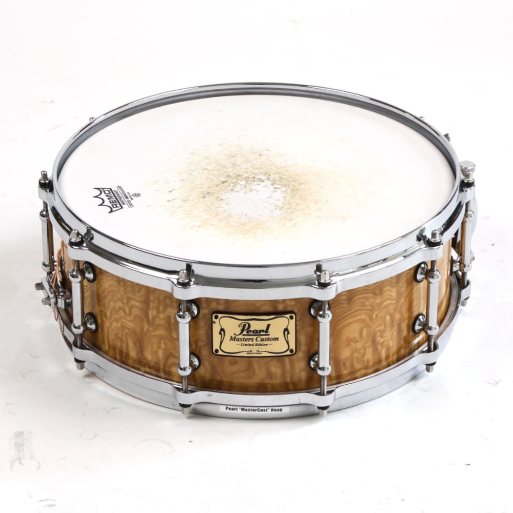 【中古】 スネアドラム パール Pearl Masters Custom Limited Edition 14×5 スネアドラム フロント画像