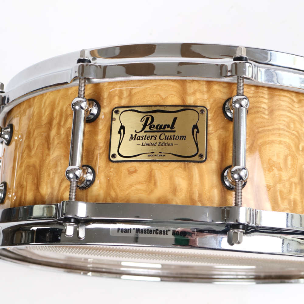 【中古】 スネアドラム パール Pearl Masters Custom Limited Edition 14×5 スネアドラム ロゴ画像