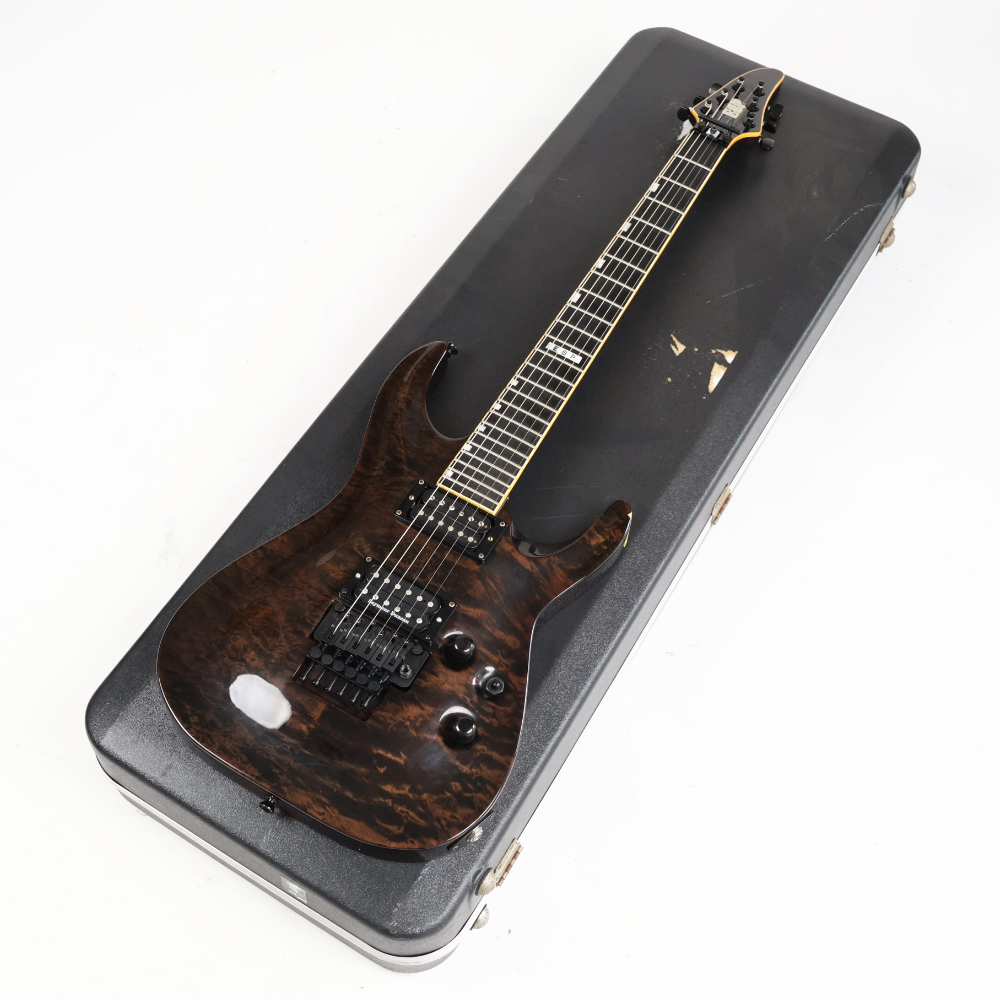【中古】 エレキギター ESP Horizon Custom See Thru Black 1995年頃製造 Mod. リアピックアップ Seymour Duncan TB-5(Duncan Custom)に交換済み ホライゾンカスタム