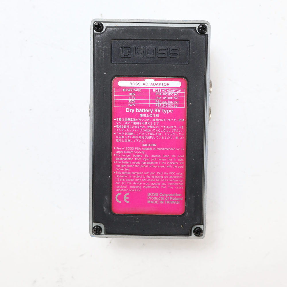 【中古】スーパーコーラス エフェクター BOSS CH-1 Super Chorus ギターエフェクター コーラス 裏面