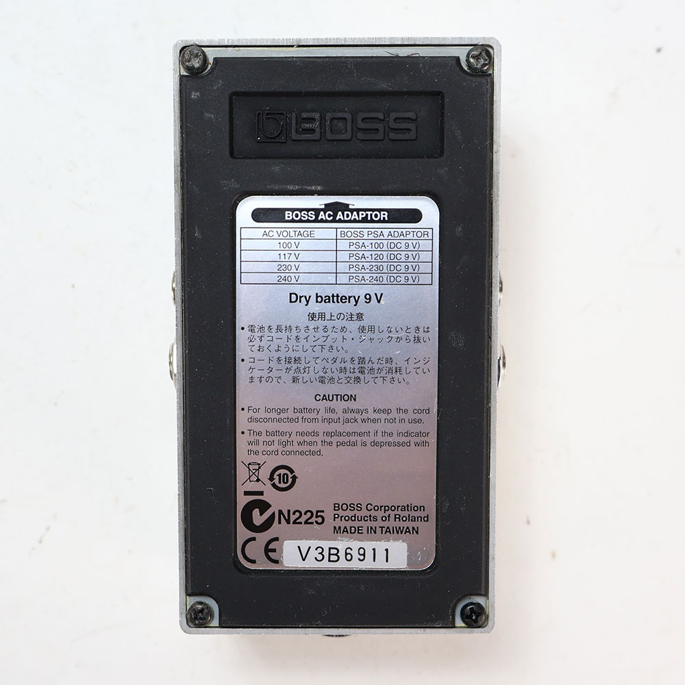 【中古】 ノイズサプレッサー エフェクター BOSS NS-2 Noise Suppressor ギターエフェクター 裏面