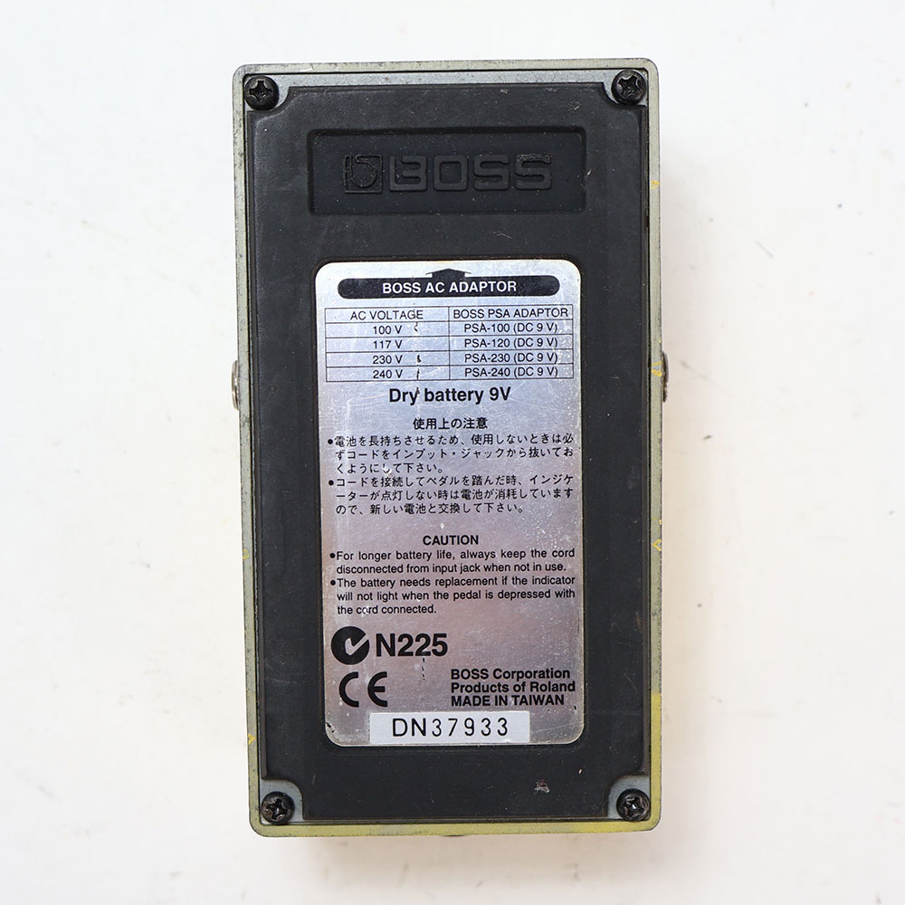 【中古】 ベースオーバードライブ エフェクター BOSS ODB-3 Bass OverDrive ベースエフェクター 裏面