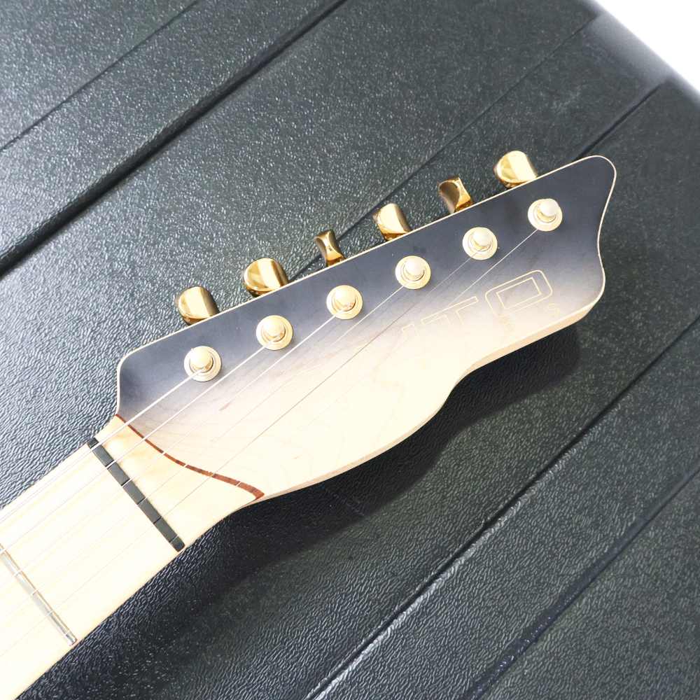 【中古】 エレキギター Saito Guitars S-622 Maple Neck Maple FingerBoard Bonite 2016年製 齋藤ギター STスタイル 3.16kg ヘッド画像
