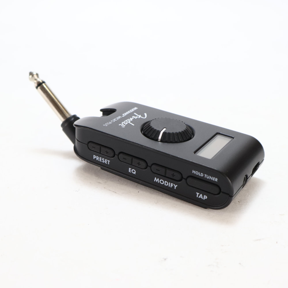 【中古】 Fender フェンダー Mustang Micro Plus ヘッドホンアンプ ギターアンプ ベースアンプ 側面