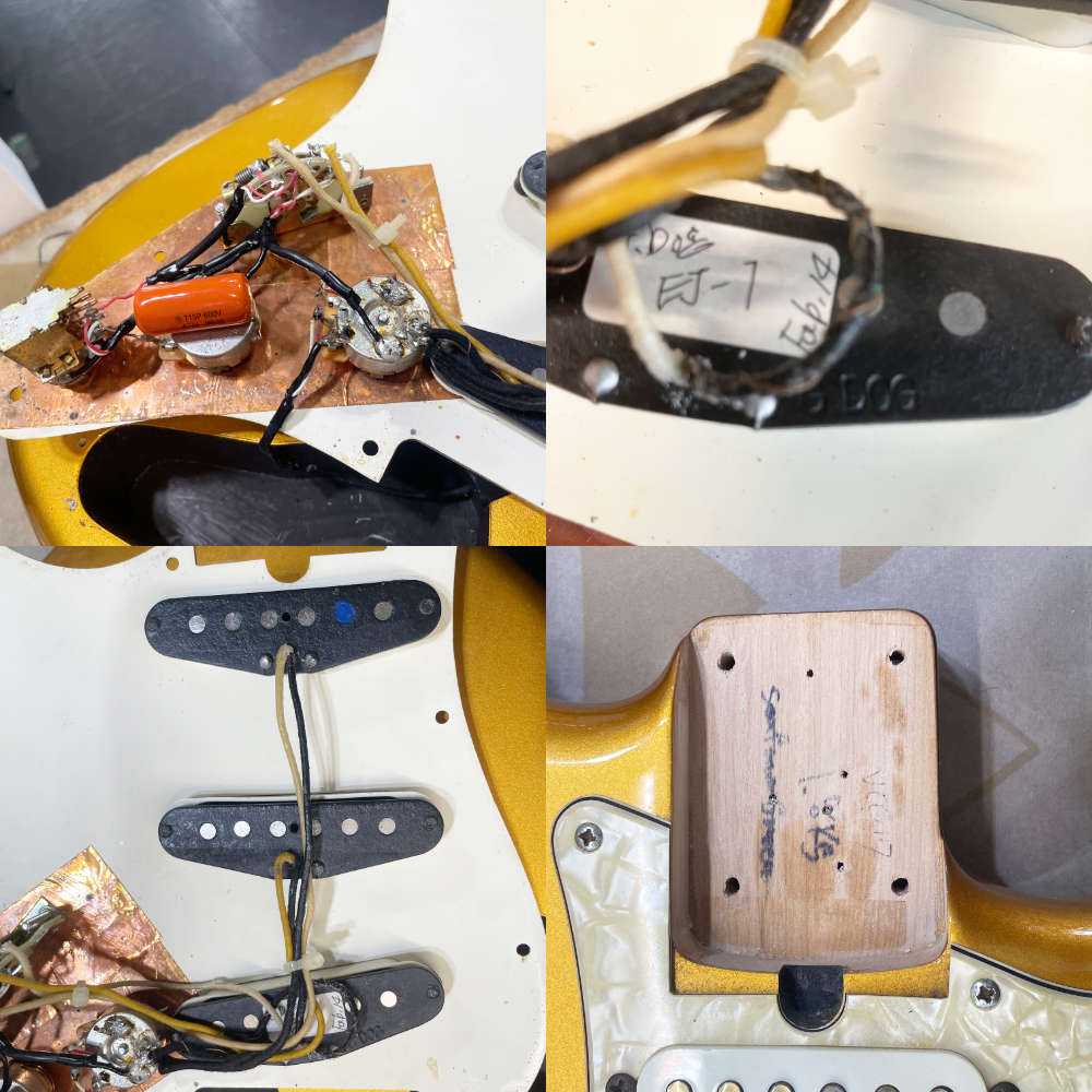 【中古】 エレキギター ATELIER Z L.E.S. (Lower East Side)  GOLD アトリエZ 内部 