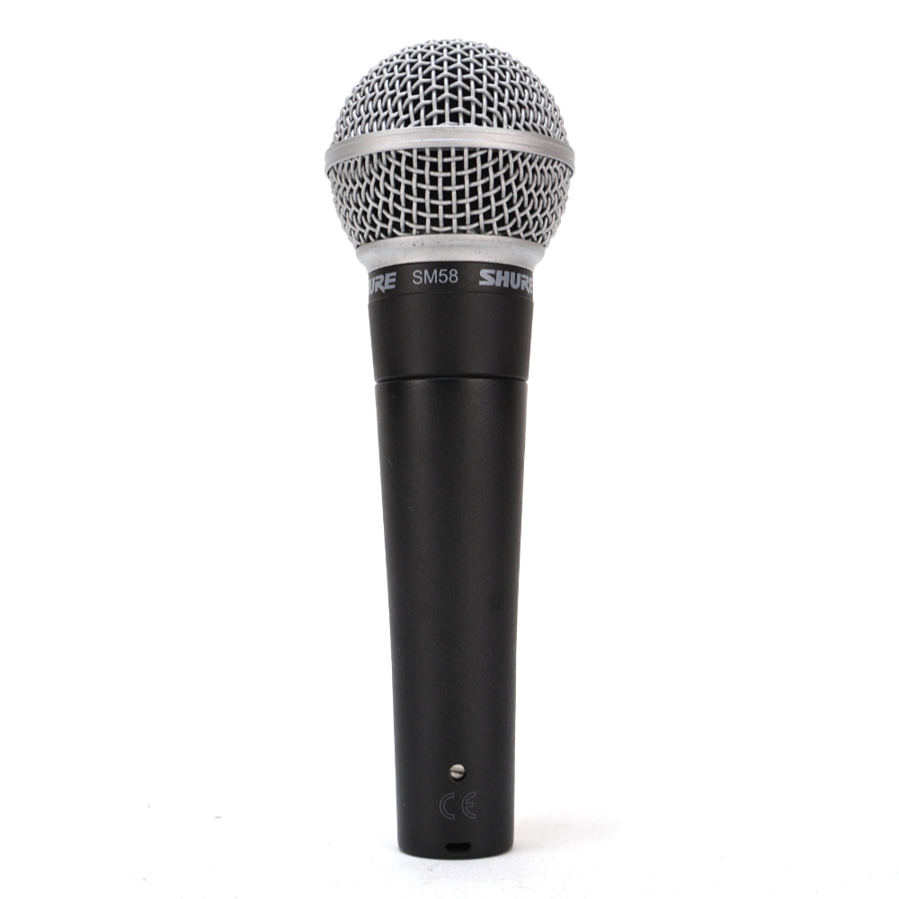【中古】 マイク ダイナミックマイク ボーカル用 SHURE SM58 シュアー 58 ゴッパ シュア フロント画像