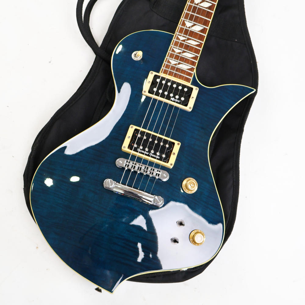 【中古】 FERNANDES フェルナンデス RAVELLE ELITE FT STB 2006年製 エレキギター サスティナー搭載 ボディ画像