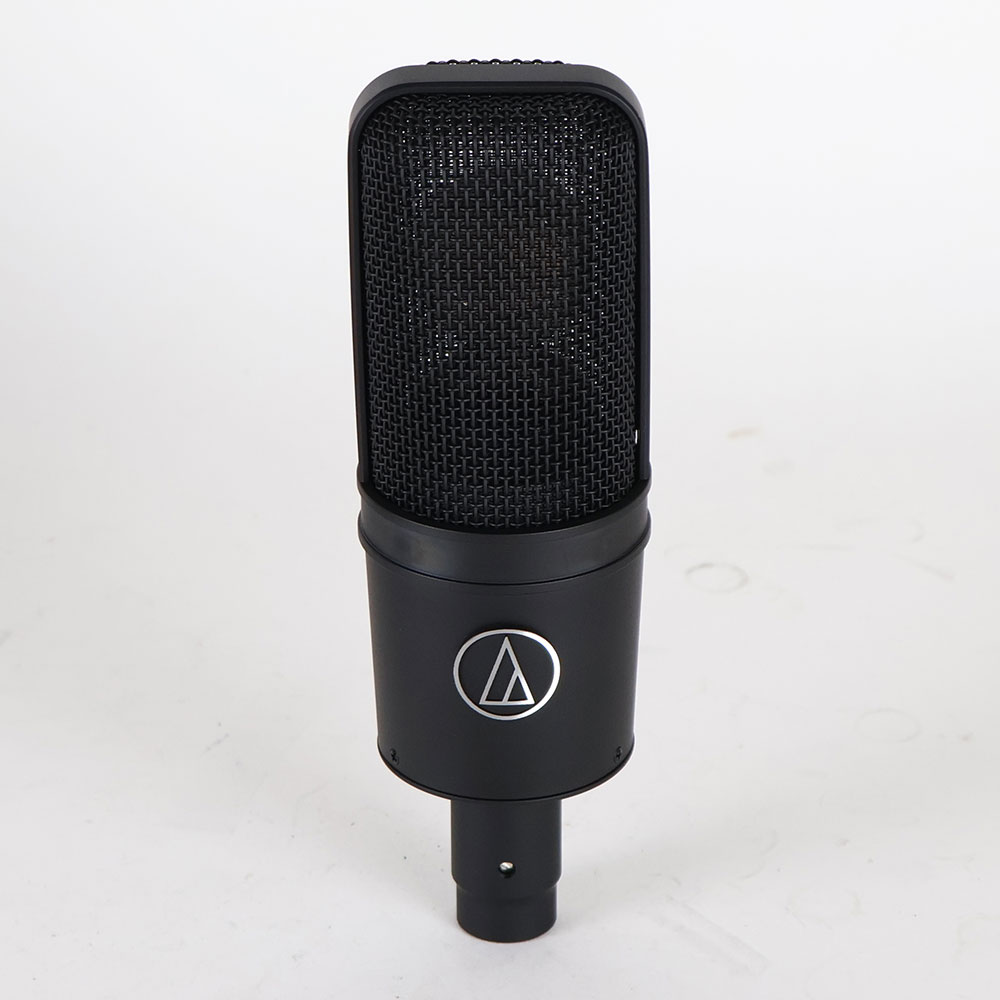 【中古】オーディオテクニカ コンデンサーマイク AUDIO-TECHNICA AT4040 オーテク マイクロフォン 正面