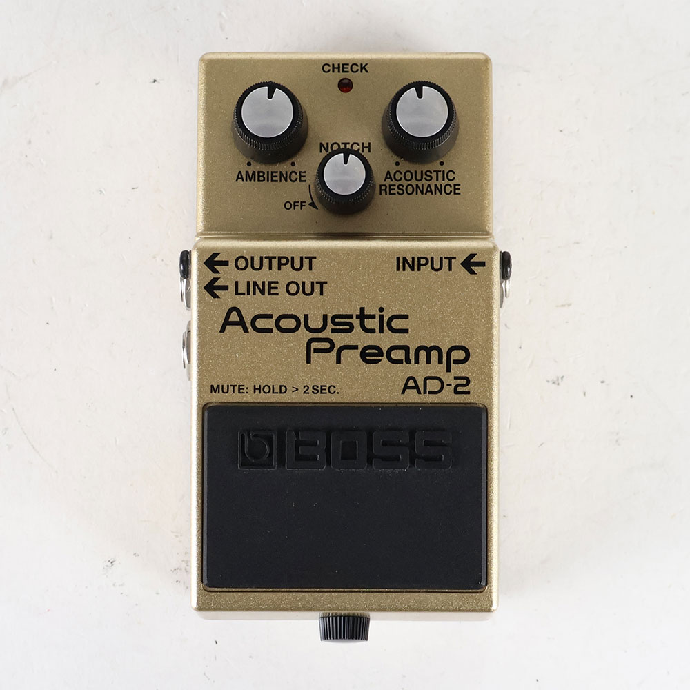 【中古】 アコースティックプリアンプ エフェクター BOSS AD-2 Acoustic Preamp ボス
