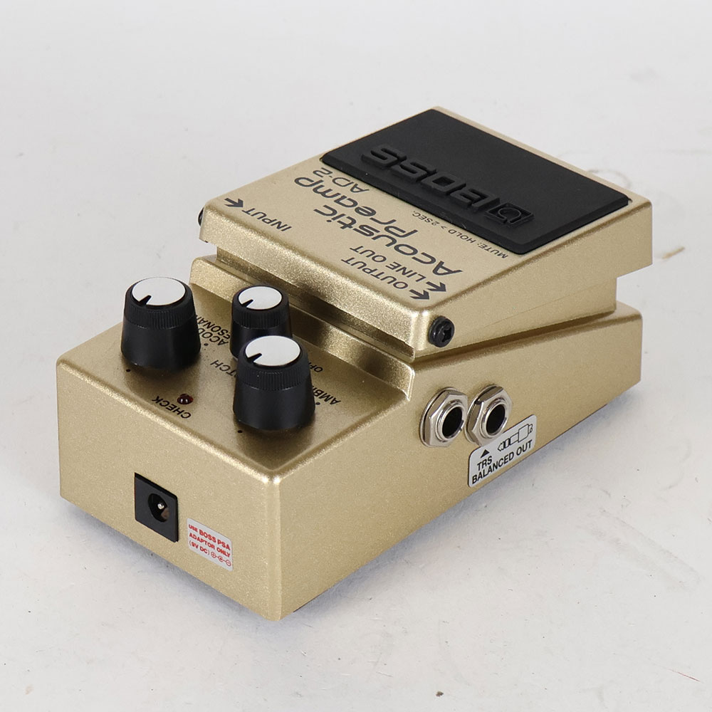 【中古】 アコースティックプリアンプ エフェクター BOSS AD-2 Acoustic Preamp ボス 全体