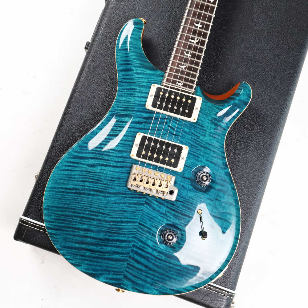 【中古】 エレキギター PRS Custom 24 10Top 30th Anniversary Azul 2015年製 3.38kg Paul Reed Smith カスタム24 ボディ画像