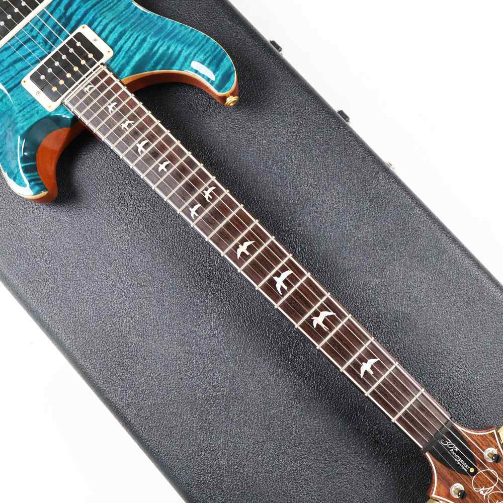【中古】 エレキギター PRS Custom 24 10Top 30th Anniversary Azul 2015年製 3.38kg Paul Reed Smith カスタム24 ネック