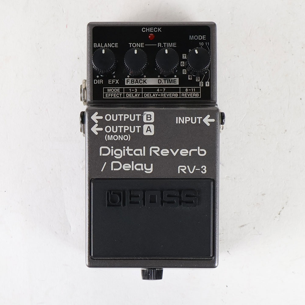 【中古】 デジタルリバーブ ディレイ エフェクター BOSS RV-3 Digital Reverb Delay ボス ギターエフェクター