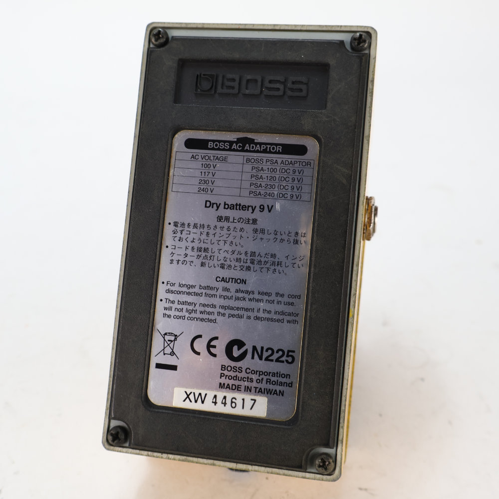 【中古】オーバードライブ ディストーション エフェクター BOSS OS-2 OverDrive Distortion ギターエフェクター 底面