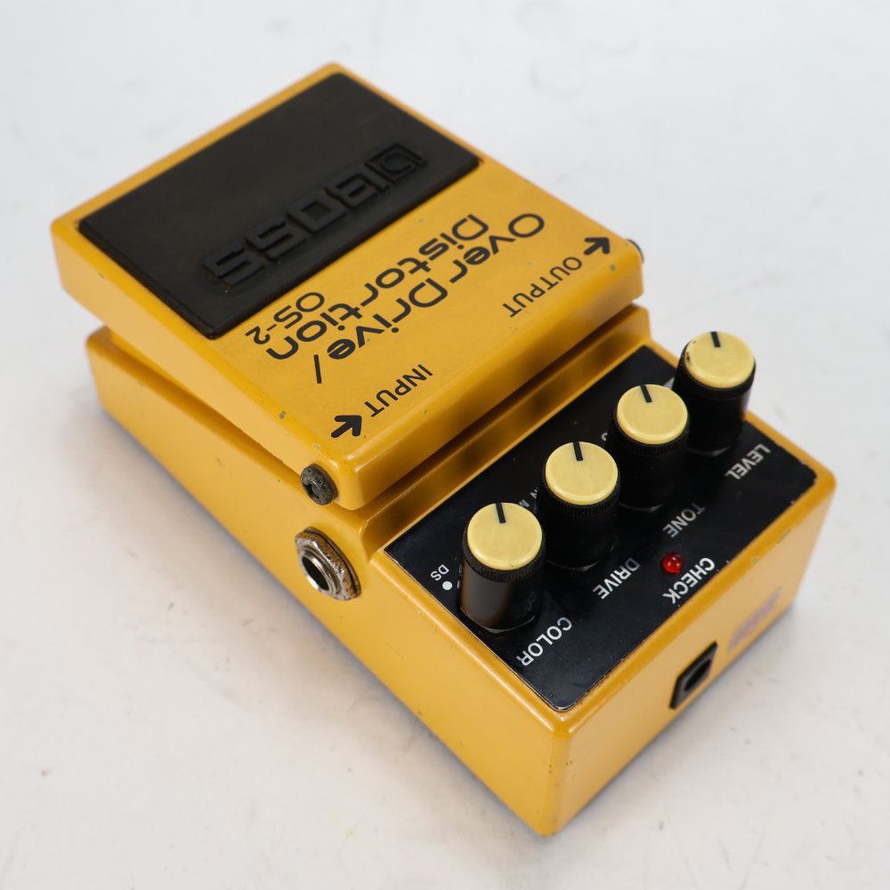 【中古】オーバードライブ ディストーション エフェクター BOSS OS-2 OverDrive Distortion ギターエフェクター 全体