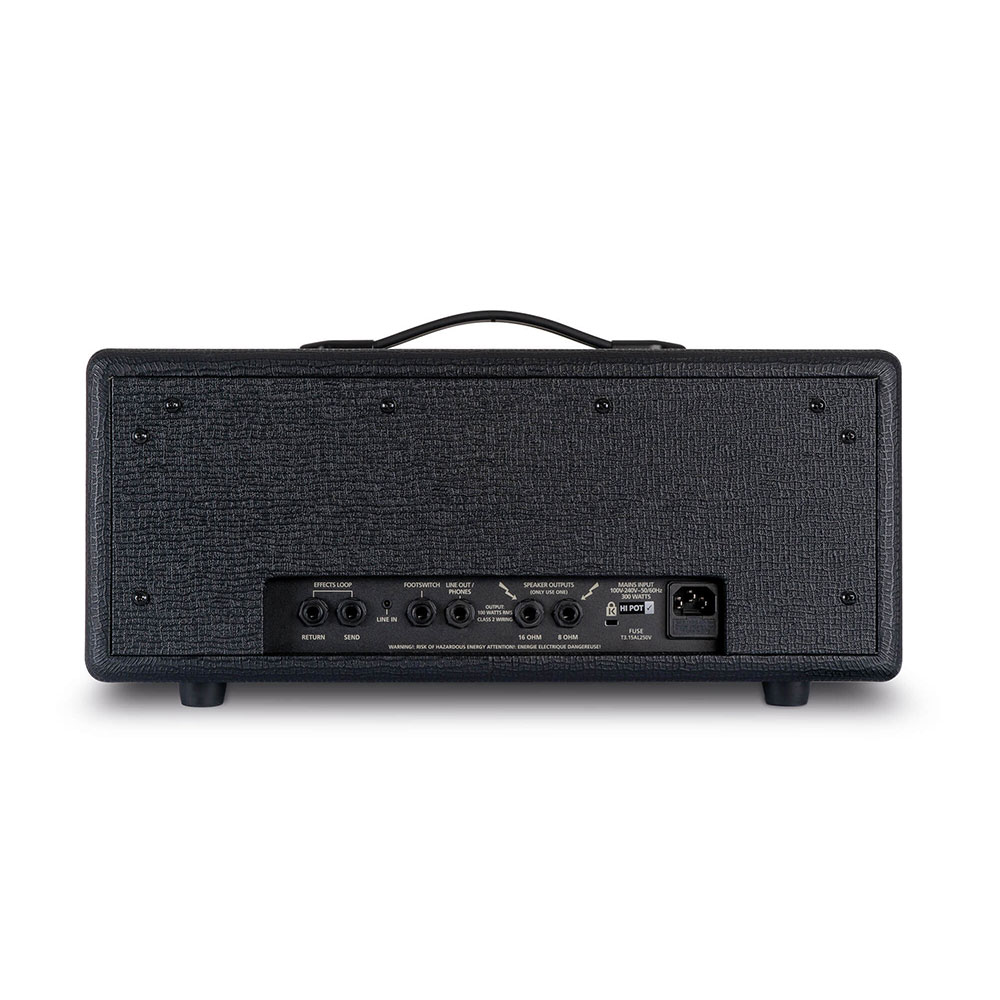 ブラックスター ギターアンプヘッド BLACKSTAR 100RH HEAD BLACK ギターアンプ 100W リバーブ内蔵 背面