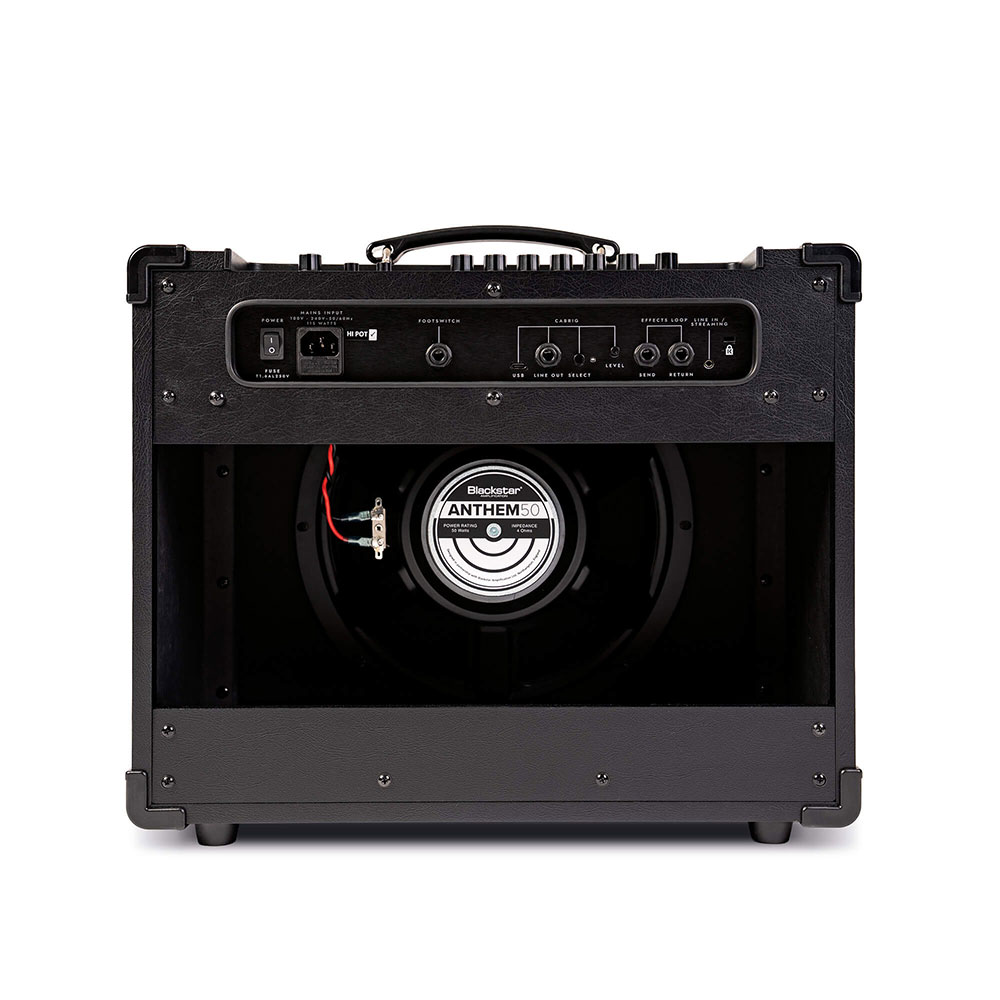 ブラックスター ギターコンボアンプ BLACKSTAR ID:X 50 ギターアンプ エフェクト内蔵 50W 12インチスピーカー搭載 背面