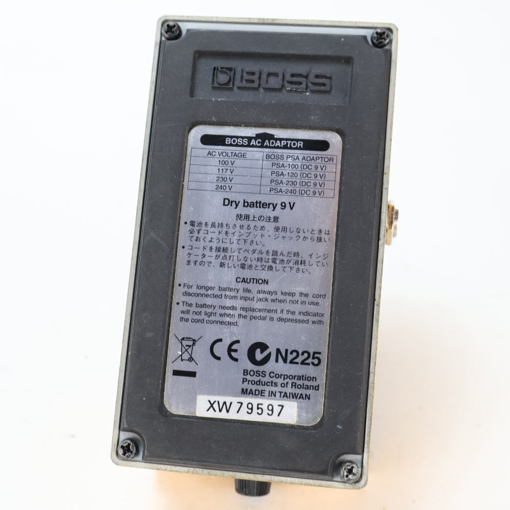 【中古】オーバードライブ ディストーション エフェクター BOSS OS-2 OverDrive Distortion ギターエフェクター 本体画像 裏