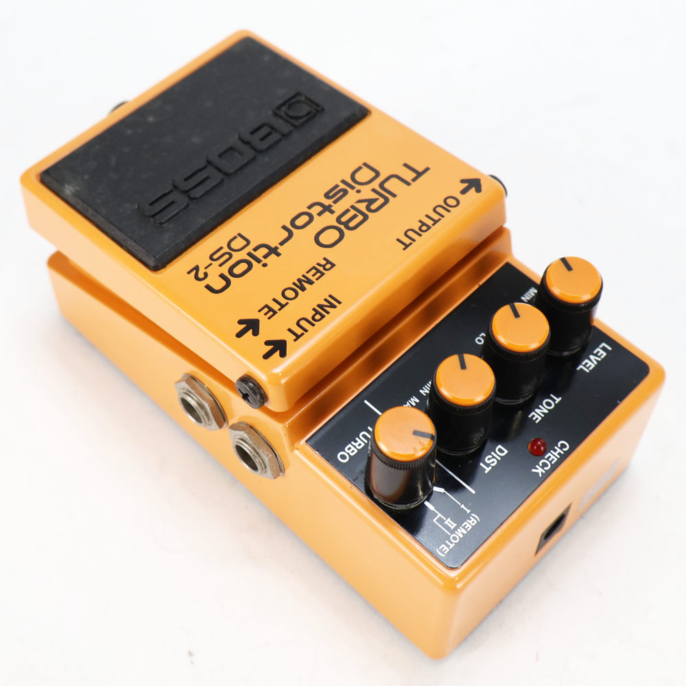 【中古】 ターボディストーション エフェクター BOSS DS-2 Turbo Distortion ギターエフェクター 本体画像 斜め