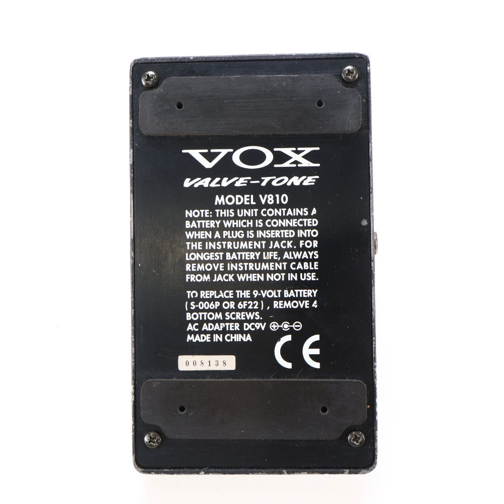 【中古】 VOX V810 VALVE-TONE ギターエフェクター 詳細画像