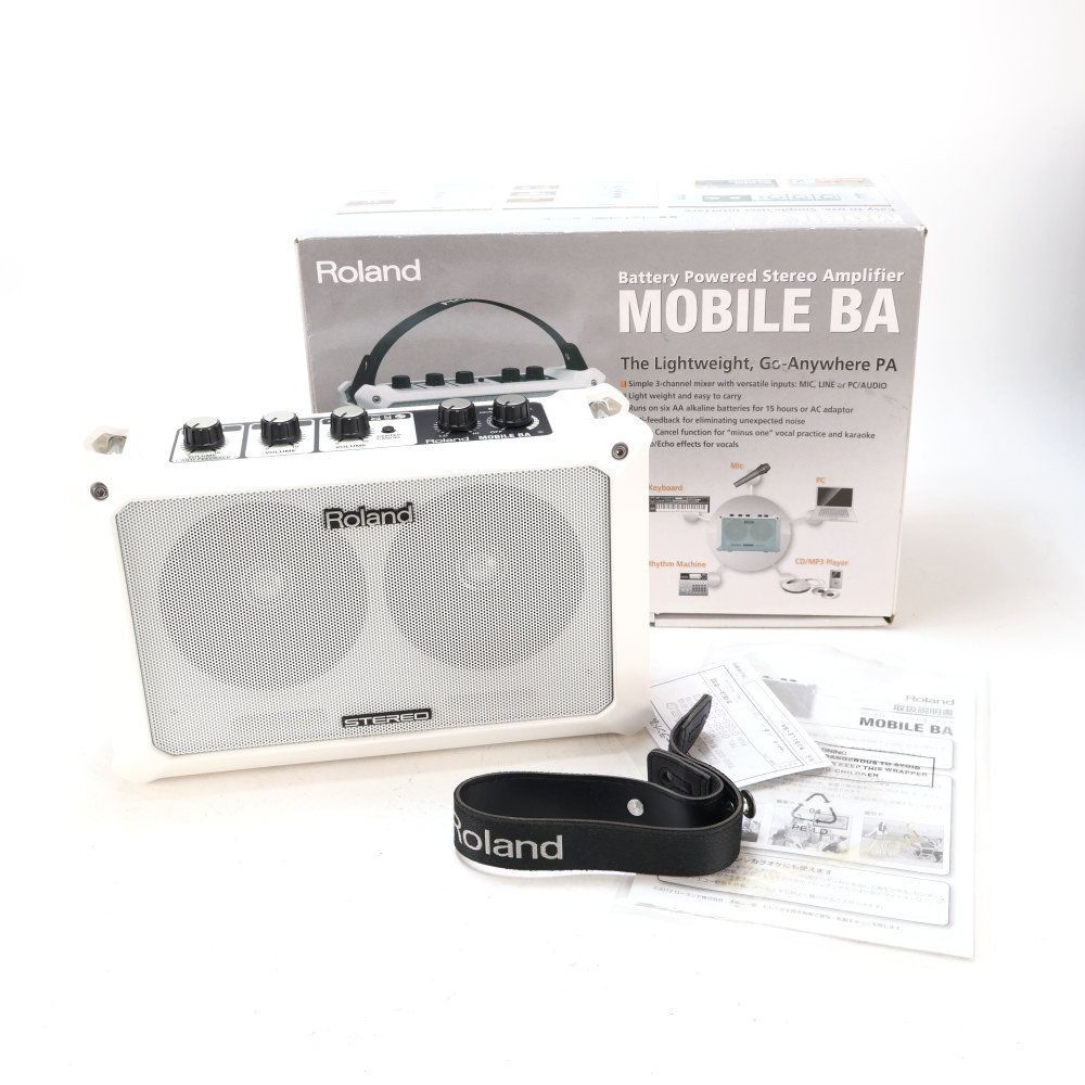 【中古】 アンプ ROLAND MOBILE BA ローランド モバイル BA 3chミキサーアンプ マイクアンプ
