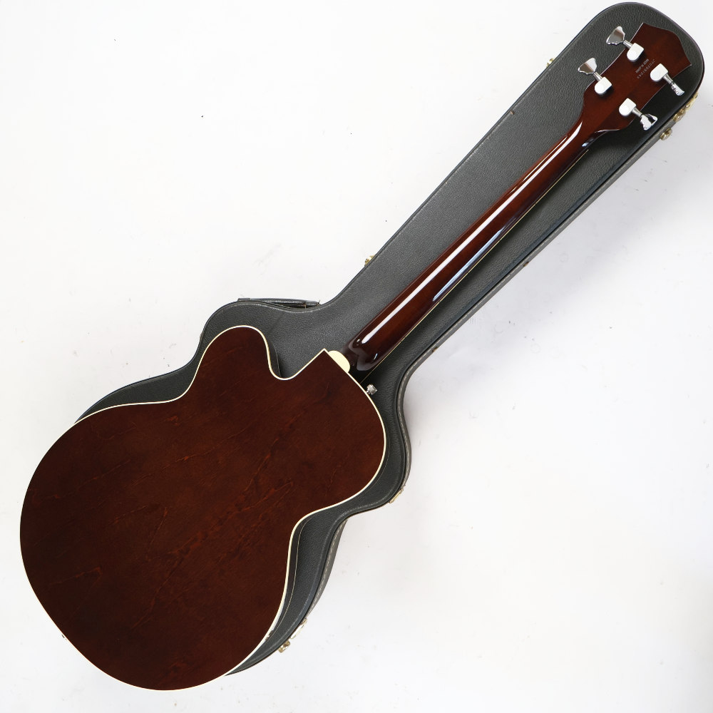 【中古】 エレキベース GRETSCH グレッチ G6119B Broadkaster Bass Dark Cherry 2007年製 フルアコベース ボディバック画像 