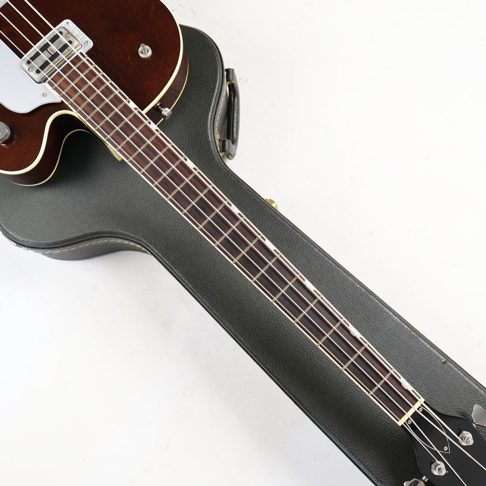 【中古】 エレキベース GRETSCH グレッチ G6119B Broadkaster Bass Dark Cherry 2007年製 フルアコベース ネック