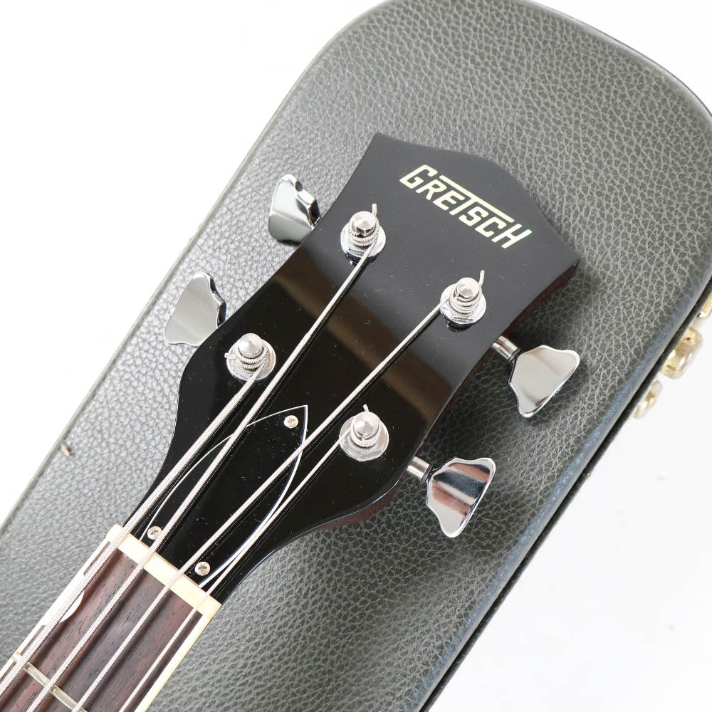 【中古】 エレキベース GRETSCH グレッチ G6119B Broadkaster Bass Dark Cherry 2007年製 フルアコベース ヘッド画像