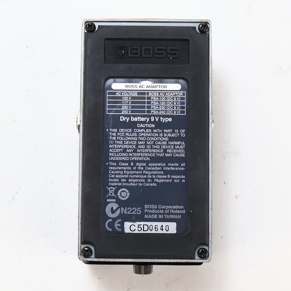 【中古】 ディストーション エフェクター BOSS ST-2 Power Stack ギターエフェクター 裏面