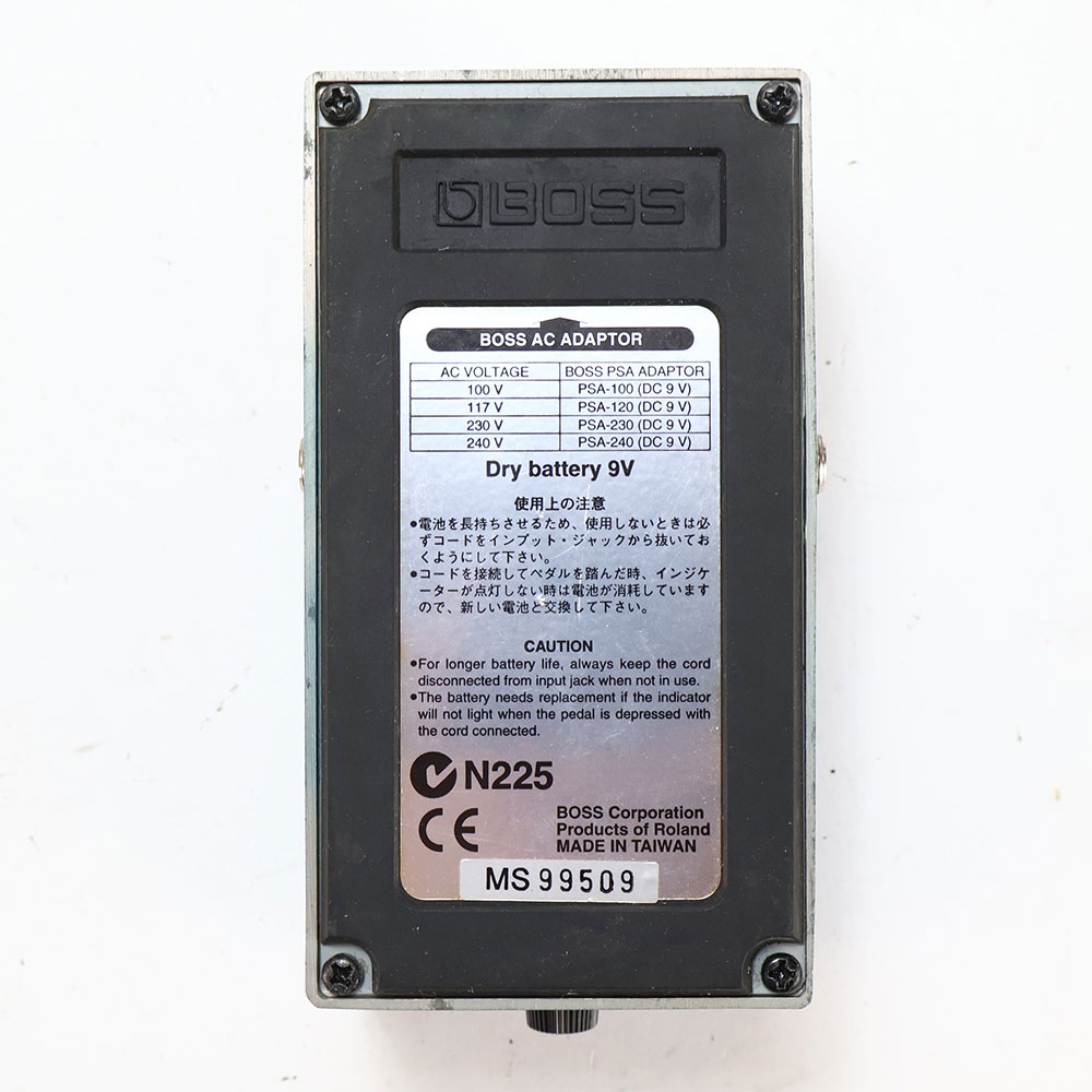 【中古】 ブルースドライバー エフェクター BOSS BD-2 Blues Driver ギターエフェクター オーバードライブ ブルドラ 裏面