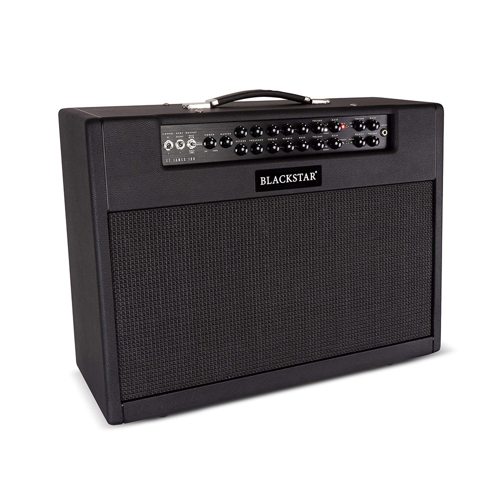 BLACKSTAR ST.JAMES 100 212 COMBO 100Wコンボ 12インチスピーカー2発搭載 6L6×2/EL34×2の真空管搭載 軽量 真空管アンプ ギターアンプ 全体