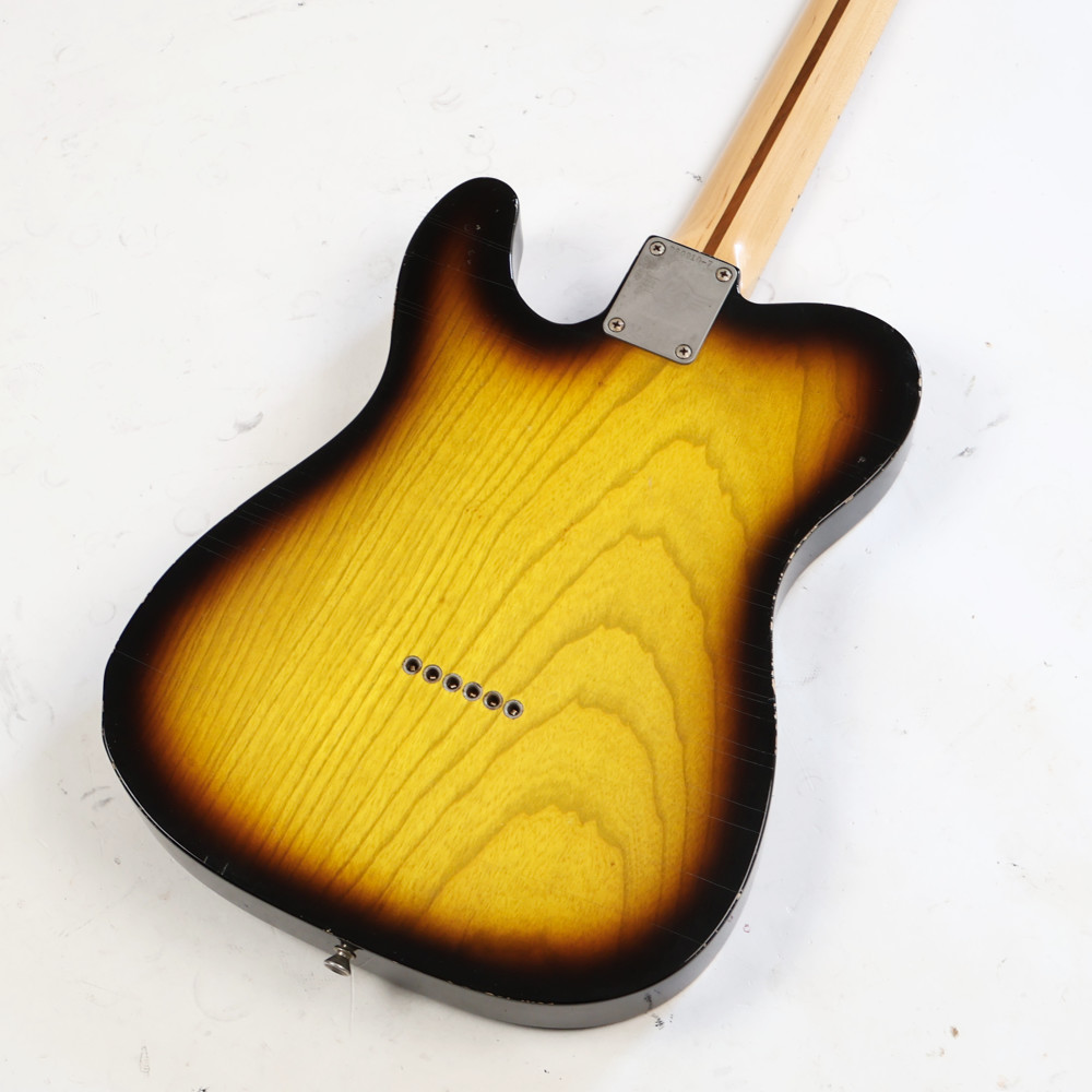【中古】 エレキギター RS Guitarworks Old Friend Slab WhiteGuard 2 Tone Burst Aged Played but Loved 2010年製 RSギターワークス TLスタイル エイジド加工 Lindy Fralinピックアップ搭載 ボディバック