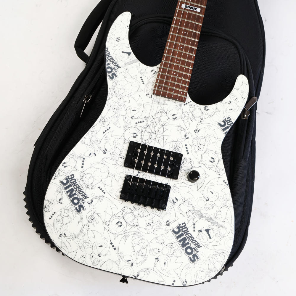 ESP ESP×SONIC SONIC THE HEDGEHOG GUITAR III  Classic Sonic Edition エレキギター ボディ画像 