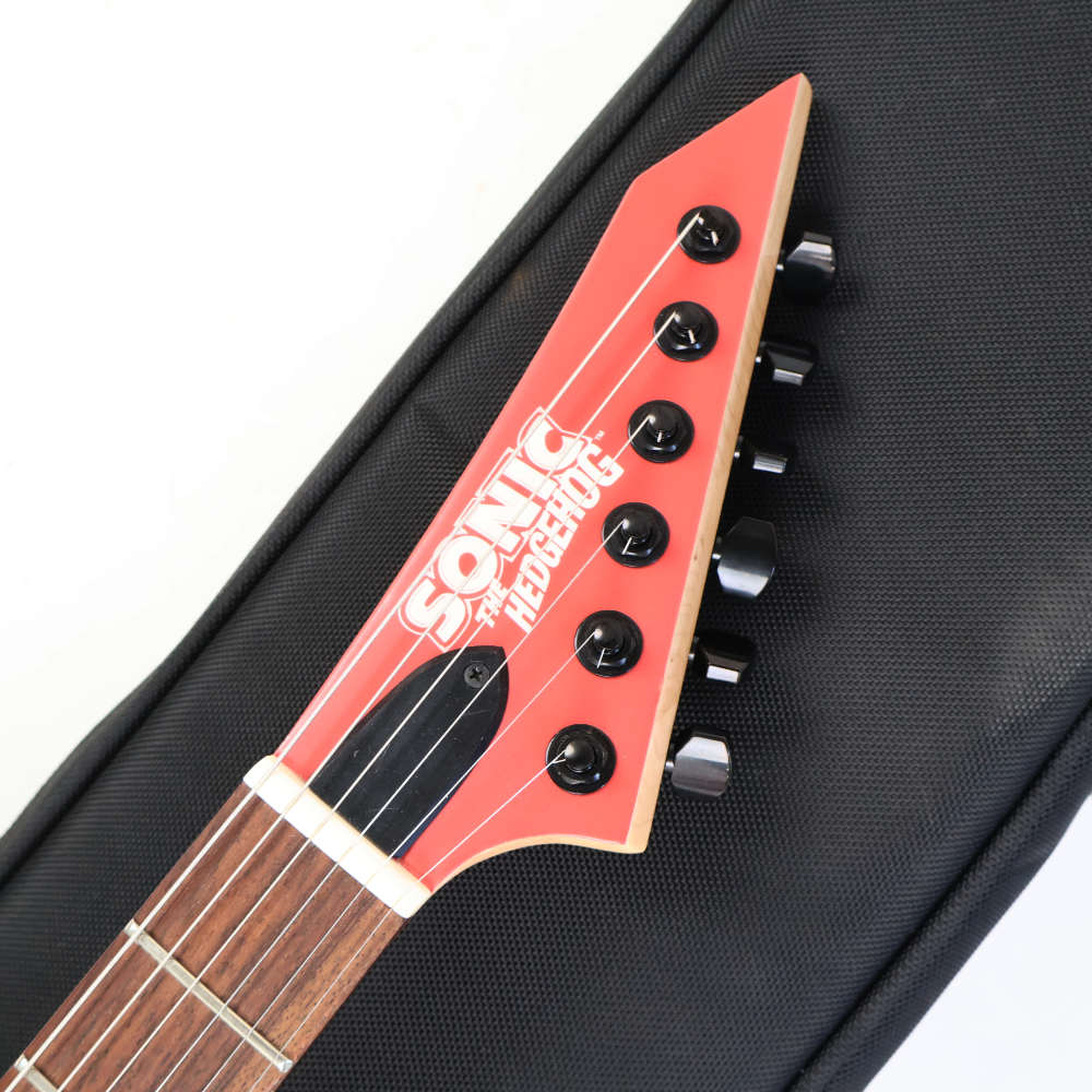 ESP ESP×SONIC SONIC THE HEDGEHOG GUITAR III  Classic Sonic Edition エレキギター ヘッド画像