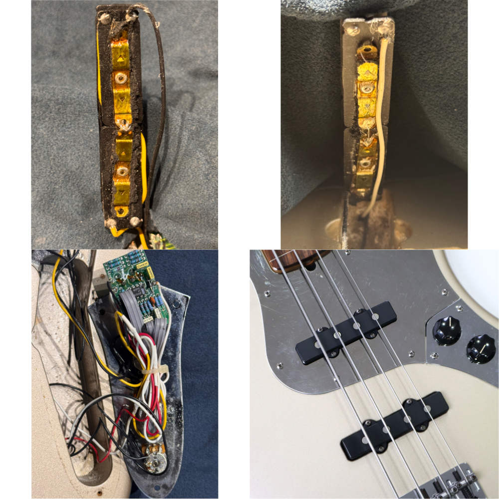 【中古】FENDER フェンダー USA AMERICAN DELUXE JAZZ BASS FRETLESS SHG 1997年製 アメリカン デラックス ジャズベース フレットレス エレキベース 詳細画像