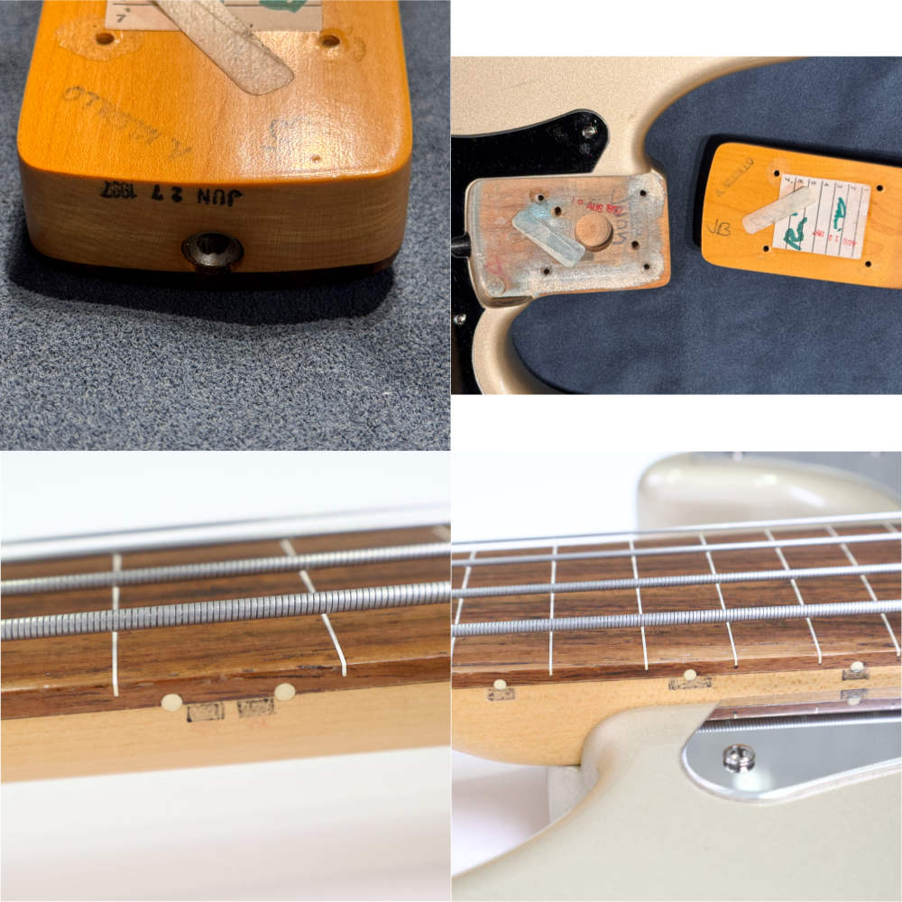【中古】FENDER フェンダー USA AMERICAN DELUXE JAZZ BASS FRETLESS SHG 1997年製 アメリカン デラックス ジャズベース フレットレス エレキベース 詳細画像