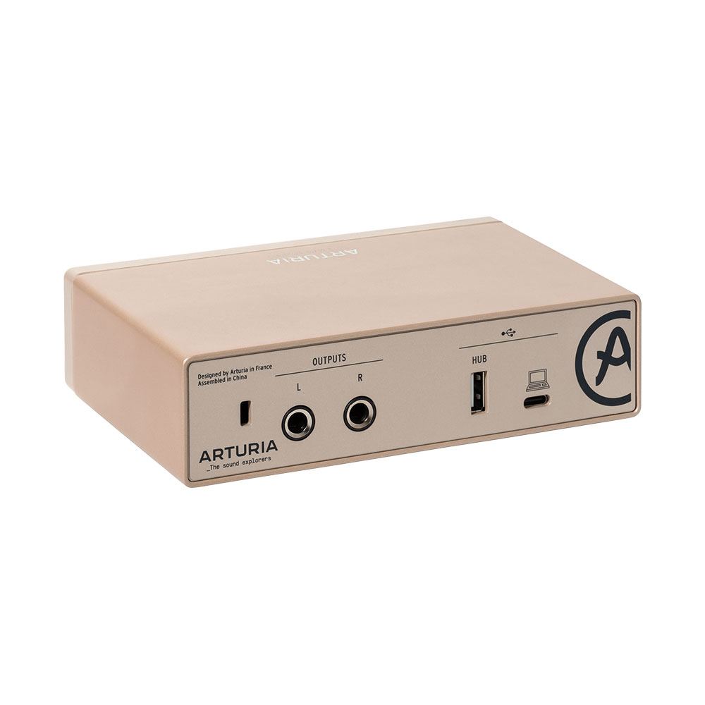 ARTURIA MINIFUSE 1 Champagne オーディオインターフェイス ミニフューズ シャンパーニュ 全体