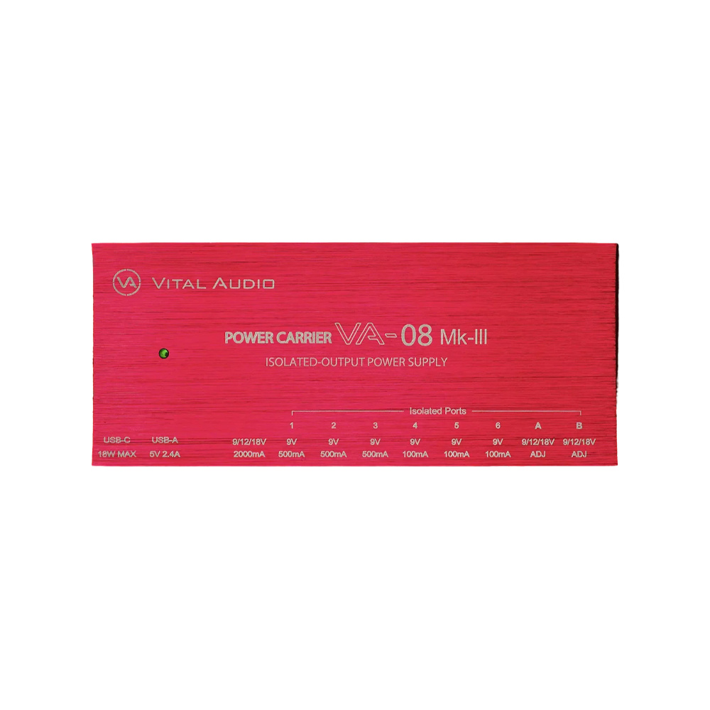 Vital Audio バイタルオーディオ VA-08 Mk-III POWER CARRIER パワーサプライ アイソレートされた8つのポート